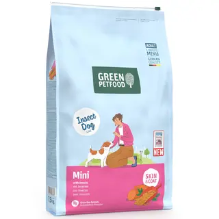 Green Petfood Mini, z owadami - 7,5 kg
