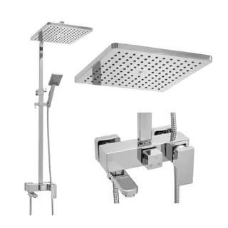 Bateria prysznicowa wannowa kran z deszczownicą 30 cm - yoka