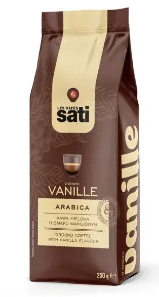 Sati Kawa Mielona Waniliowa 250g Torba