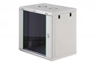 Digitus Szafa sieciowa wisząca Dynamic 19" 12U rack 607x600x450mm, drzwi szyba, szara, niezłożona, 60kg