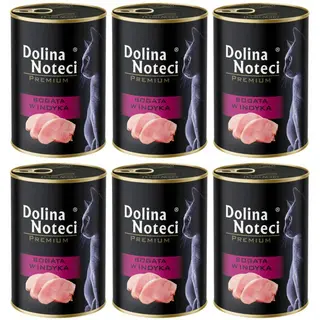 DOLINA NOTECI Premium Bogata w indyka - mokra karma dla kota - 6x400g