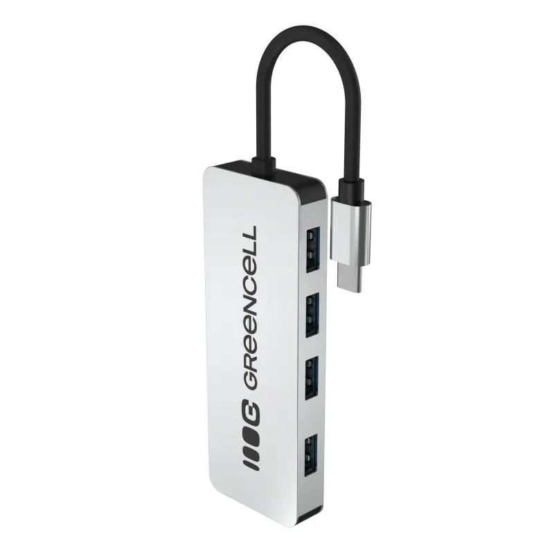 Green Cell HUB USB-C Basic USB-C do 4x USB-A 3.0