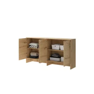 Nadstawka Bed Concept BC-11 do półkotapczanu BC-06 | 211x110X46 cm | Dąb Artisan | Dąb artisan nadstawka Lenart | praktyczny dodatek | stylowe wykończenie