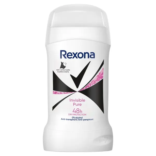Rexona Antyperspirant w Sztyfcie Invisible Pure 50ml