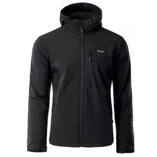 Kurtka męska Softshell Elbrus Iver - czarna, Rozmiar XL