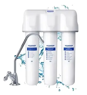 Filtr kuchenny Aquaphor Kryształ A pod zlew, kran, 3 wkłady K5 + K2 + K7