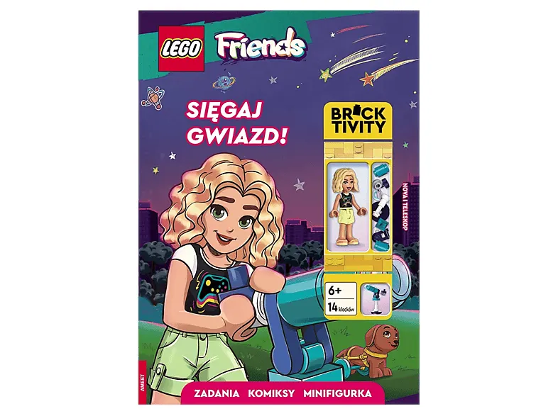 Książka LEGO Friends. Sięgaj gwiazd! Wielokolorowy