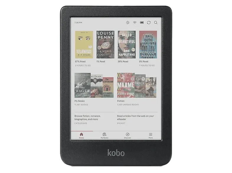 Czytnik e-booków RAKUTEN KOBO Clara Colour Czarny