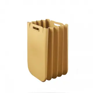 Kosz na śmieci eco packly, 25 l, musztardowy