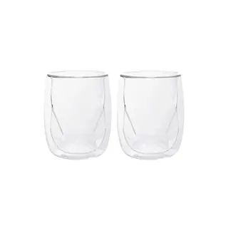 Szklanki z podwójnego szkła Homla CEMBRA MODERN, 2 x 280 ml