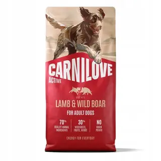 CARNILOVE Active Dog Adult Lamb&Wild Boar - sucha karma dla psa - 12kg