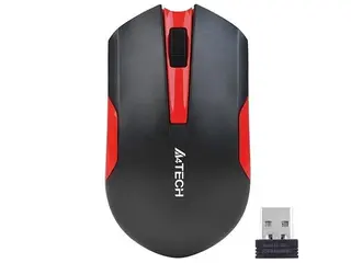 A4 Tech Mysz bezprzewodowa V-Track G3- 200N-1 czarno-czerwona
