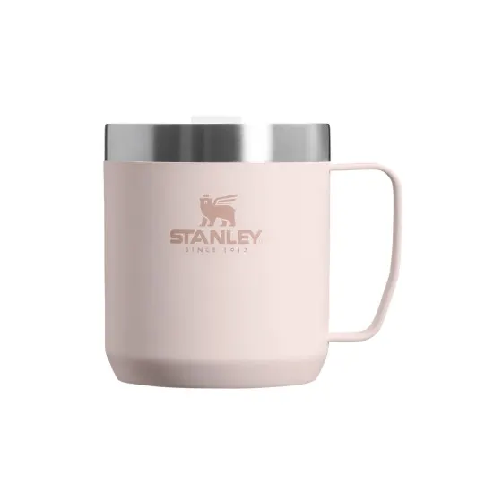 Kubek turystyczny Stanley Everyday Camp Hammertone Rose Quartz – 350 ml, różowy