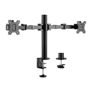 LogiLink Uchwyt na 2 monitory,17 -32 cale, ramie 380mm,2x12kg