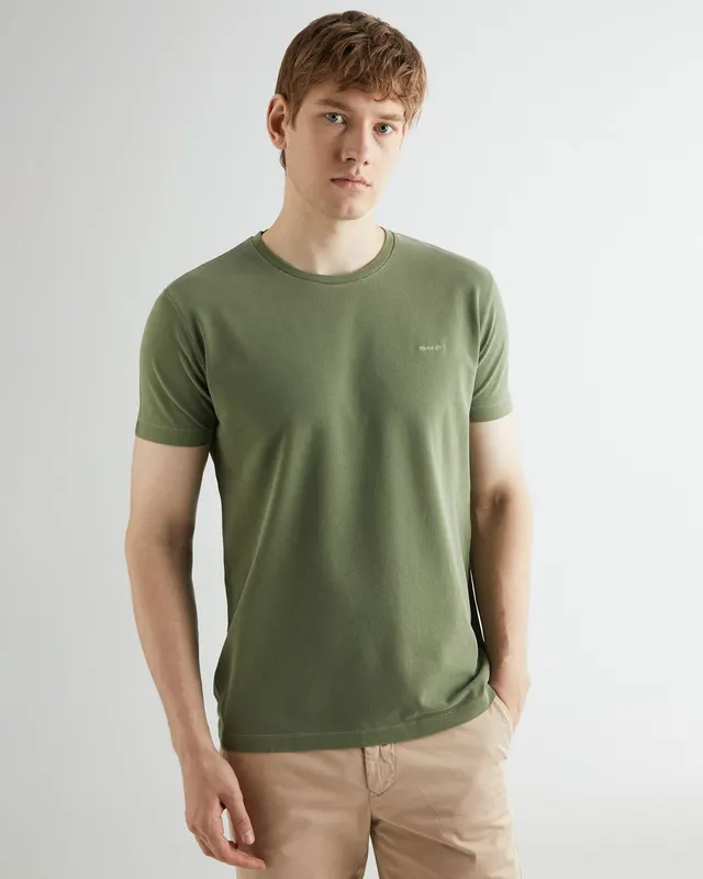 Gant Wypłowiały T-Shirt Z Piki