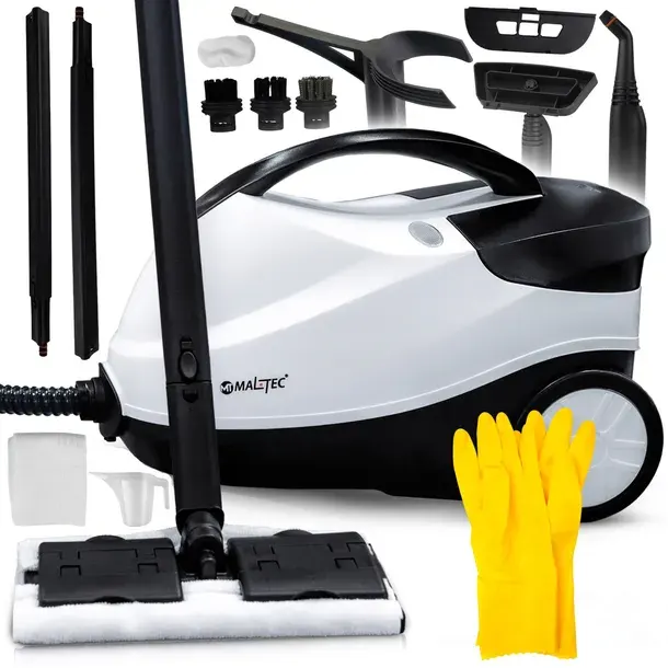 PAROWNICA MYJKA PAROWA CZYŚCIK MOP PAROWY ZESTAW AKCESORIA 2000W + GRATIS