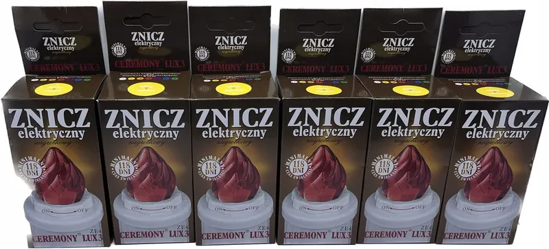 Wkłady LED do zniczy Ceremony 11,5 cm