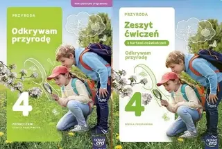 ZESTAW Przyroda 4 Odkrywamy przyrodę NEon Podręcznik + Ćwiczenie