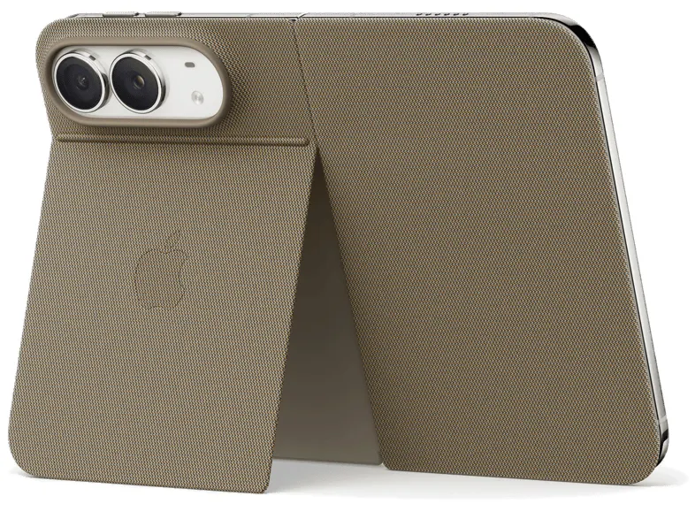 Etui APPLE Folio do iPhone Duo z podpórką Jasnobeżowy MKR64ZM/A