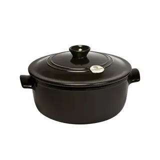 Okrągły garnek ceramiczny 5,3L - czarny