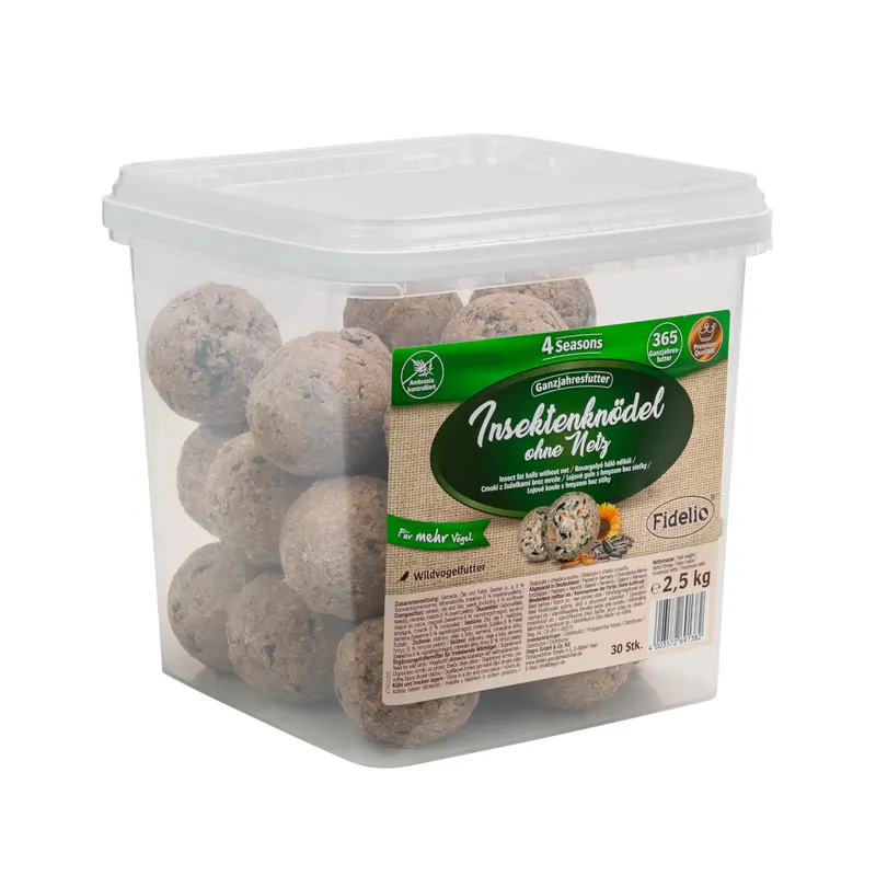 Fidelio 4 Seasons, kule tłuszczowe 2,5 kg - Kule z owadami, bez siatki