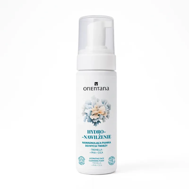 Orientana Hydro-Nawilżenie Nawadniająca Pianka do Mycia Twarzy 150ml