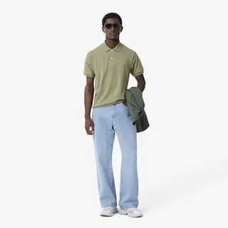 Lacoste Męskie Spodnie Jeansowe Loose Fit Niebieski