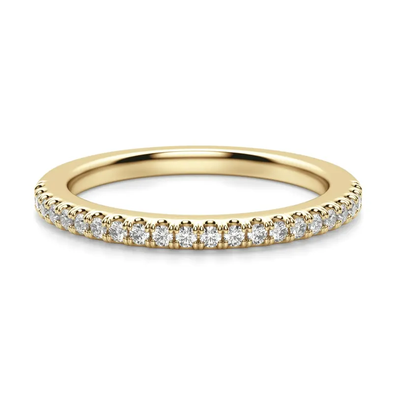 Obrączka Ślubna Manhattan Petite Laboratoryjny Diament 585 Żółte Złoto (14K)