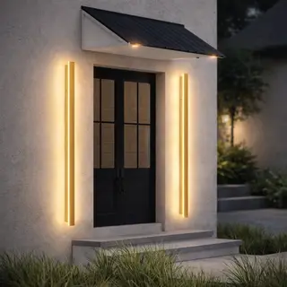 Designerska lampa elewacyjna LED Velastra