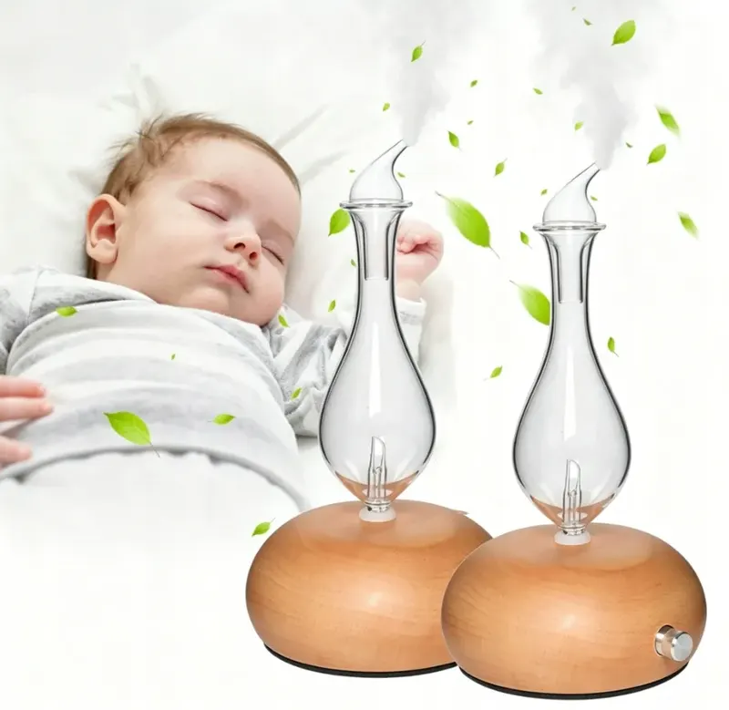 2szt NEBULIZATOR do olejków eterycznych Dyfuzor aromaterapia bezwodny aroma dyfuzor elektryczny 25 ml