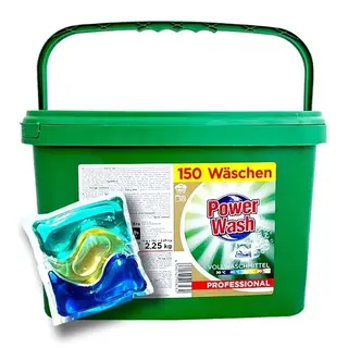 Power Wash Kapsułki Tabletki Professional do Prania Universal 150 szt MOCNE