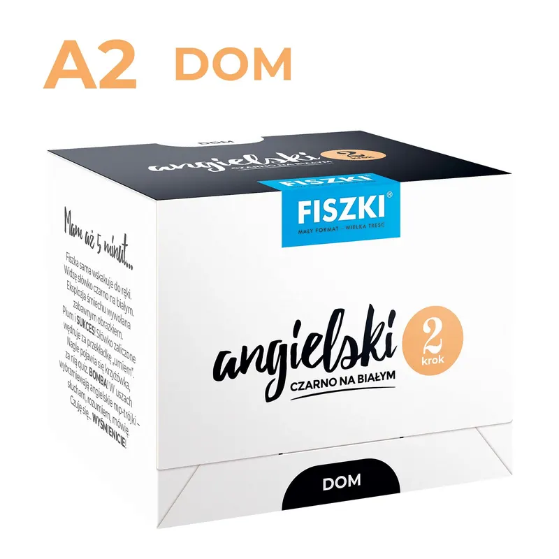 FISZKI - język angielski - Dom - krok 2 (poziom A2)