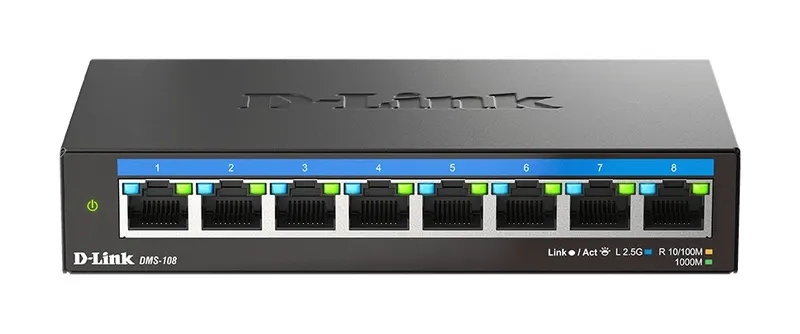 D-Link Przełącznik 8 portów DMS-108/E