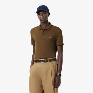 Lacoste L.12.12 Original Koszulka Polo Slim Fit Męskie Brązowy