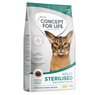 Concept for Life Sterilised Cats, kurczak - NOWOŚĆ: 10 kg