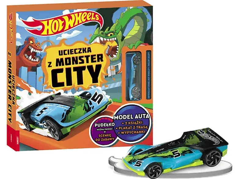 Książka MATTEL Hot Wheels. Ucieczka z Monster City!
