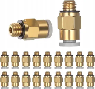SZYBKIE ZŁĄCZA PNEUMATYCZNE PC4 M6 20 SZTUK DO WĘŻA PTFE 4MM