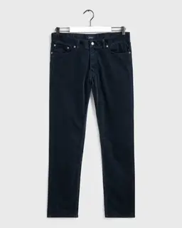Gant Spodnie Męskie Slim Fit Granatowe
