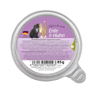 GRANATAPET Filet á la carte Kaczka z kurczakiem - mokra karma dla kota - 85g