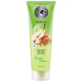 Perfecta Planet Essence odżywczy balsam do ciała Gruszka i Karmel z ekstraktem z gruszki, masłem shea, olejem jojoba i gliceryną 250 ml