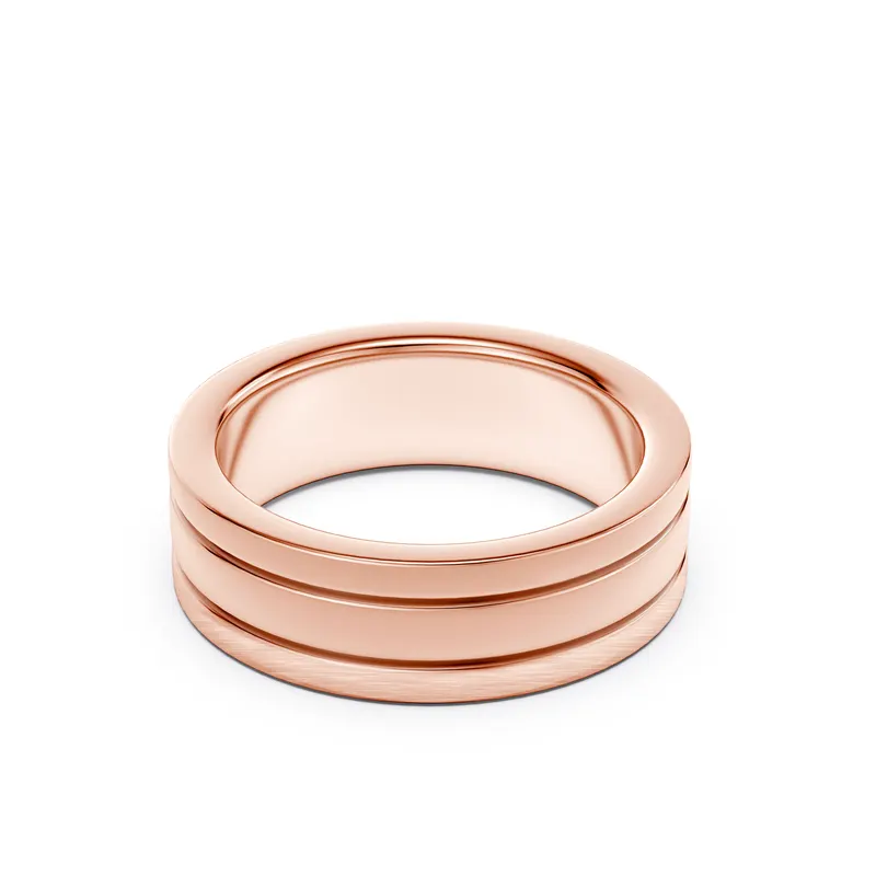 Obrączka Ślubna z 14K (585) Różowego Złota