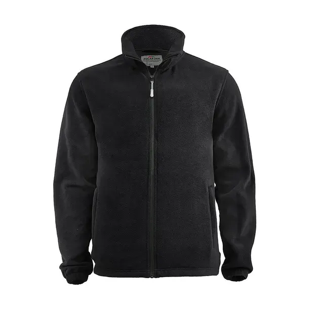 Polar MĘSKI ROBOCZY CIEPŁY CZARNY Bluza Polarowa UNISEX ZEN BLACK r.L