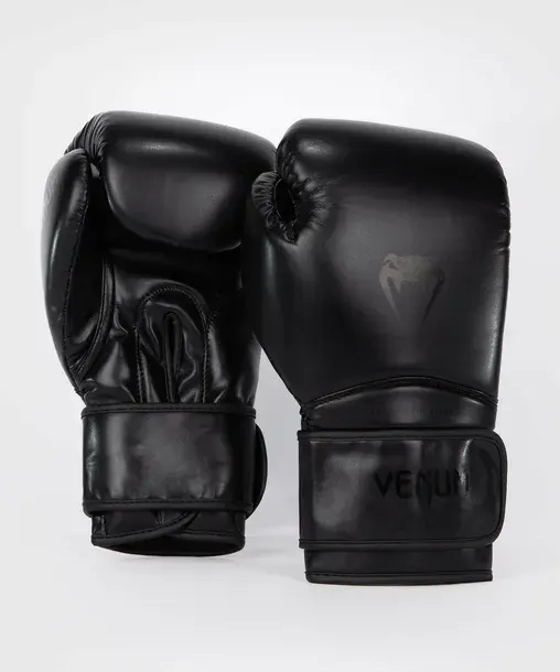 RĘKAWICE BOKSERSKIE Venum Contender 1.5 syntetyczne Czarne/Czarne 14oz
