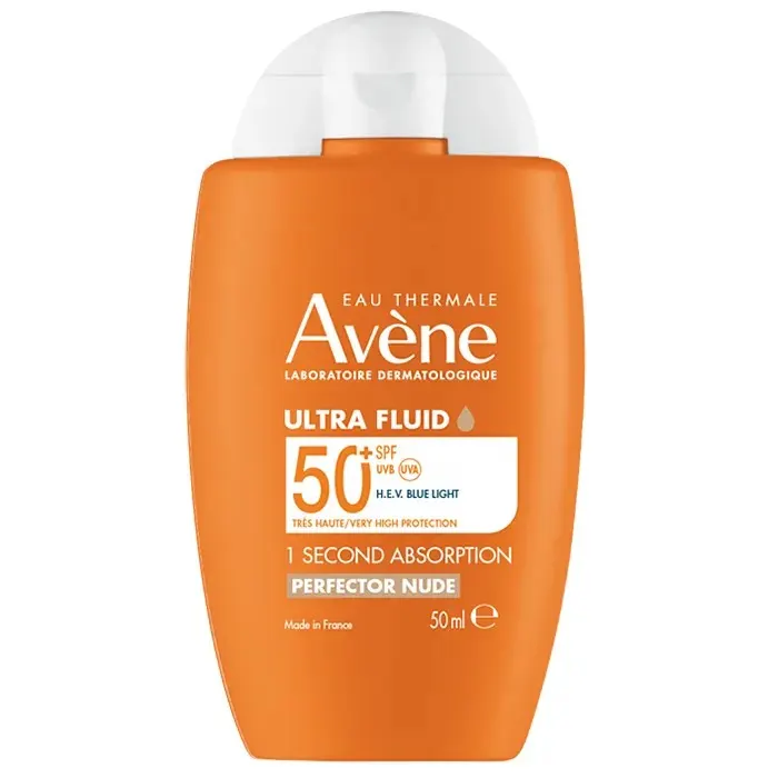 Avene Ultra Fluid Tonujący Krem do Twarzy z Filtrem SPF50+ Perfector Nude 50ml