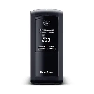 CyberPower Zasilacz awaryjny VP700ELCD 700VA/390W, Symulowana fala sinusoidalna, AVR, USB, LCD, 4xSchuko