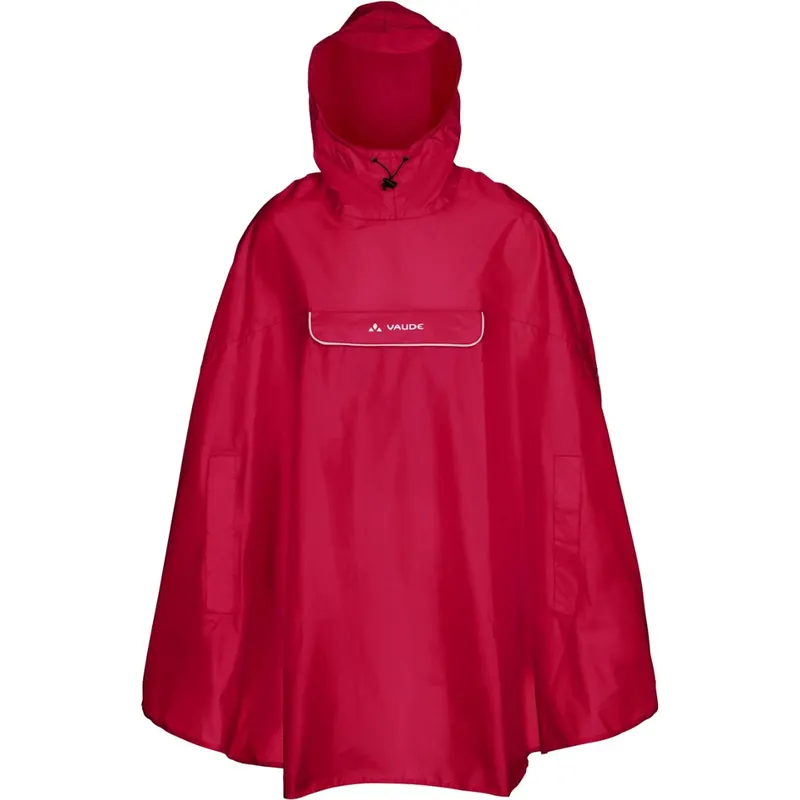 Vaude Valdipino Poncho, ciemnoczerwony