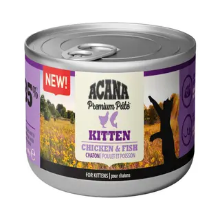 Acana Kitten Premium Paté, 8 x 85 g - Kurczak i ryba