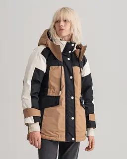 Gant Parka Damska Puchowa Kolorowa W Kolorowe Bloki