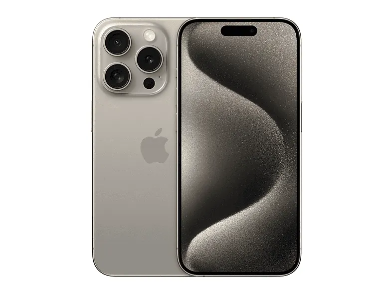 Smartfon APPLE iPhone 15 Pro 5G 128 GB Tytan naturalny - odnowiony