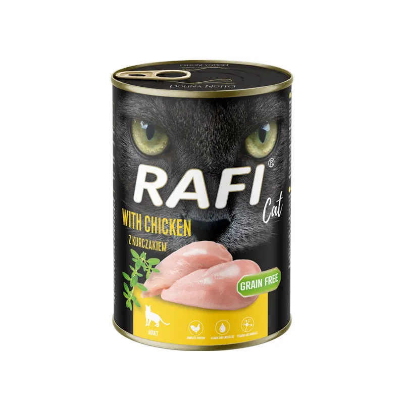 RAFI Cat Adult z kurczakiem - mokra karma dla kota - 400g